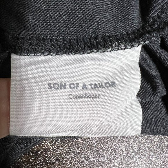 Son of a Tailor Long Sleeve Charcoal Gray Supima Cotton Shirt Men's XL - Picture 5 of 8